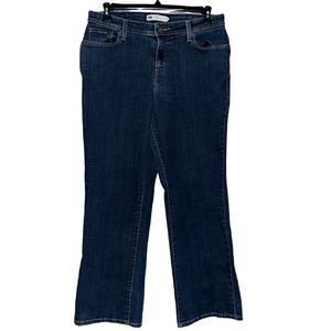 Levis 518 Bootcut Jeans Womens 16W Dark Wash Mid Rise Blue Denim 09590-0072